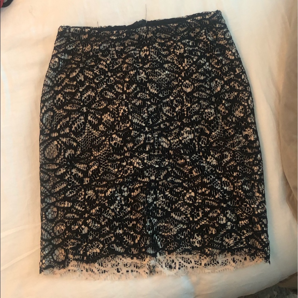 Anthroplogie Lace Pencil Skirt